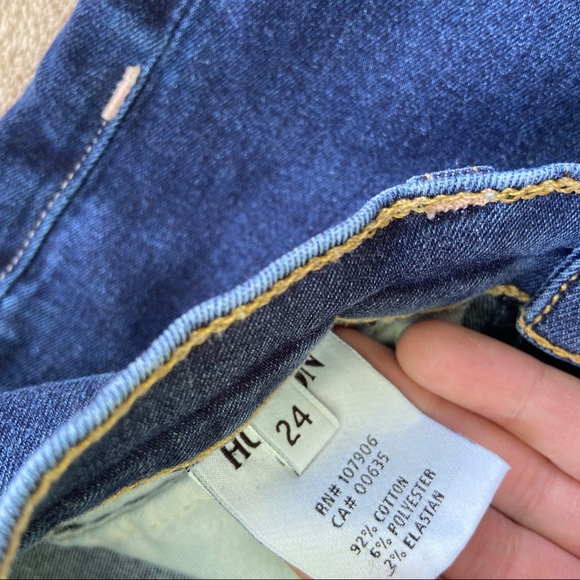 Hudson Skinny Jeans Blue 24 Extra Small - Picture 9 of 11